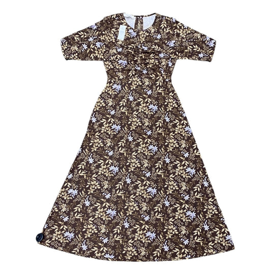 Dress Casual Maxi By Loft In Brown & Purple, Size:S