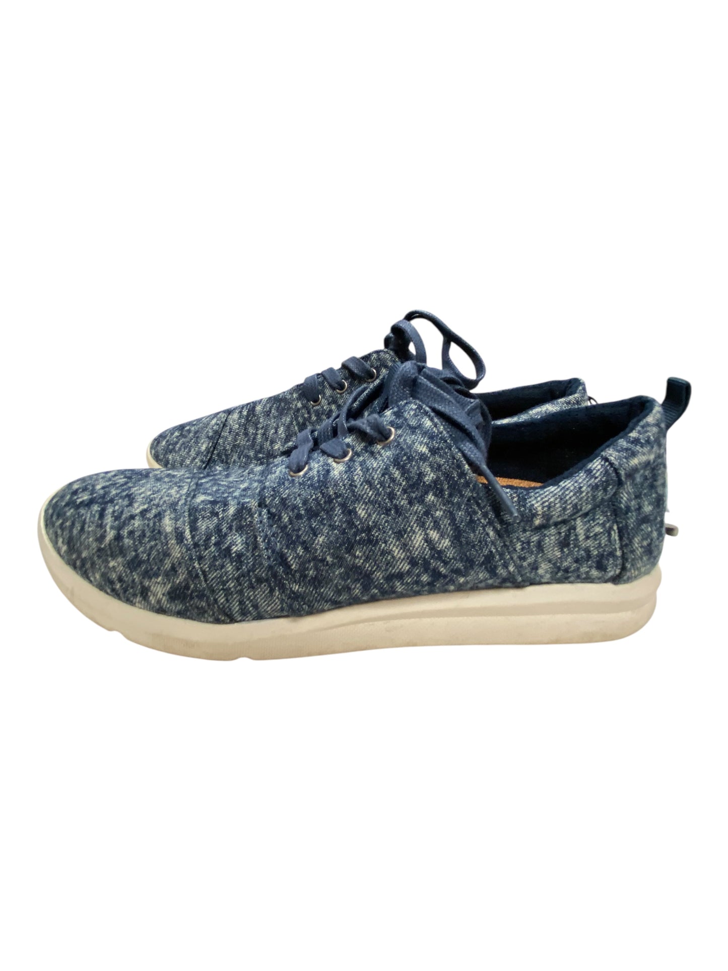 Shoes Athletic By Toms In Blue, Size:8.5