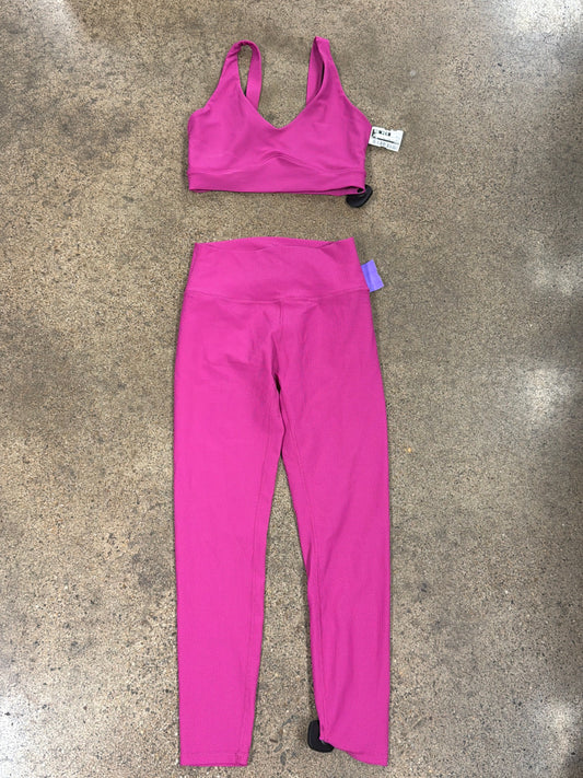 Athletic Pants 2Pc By Wilo In Pink, Size:M