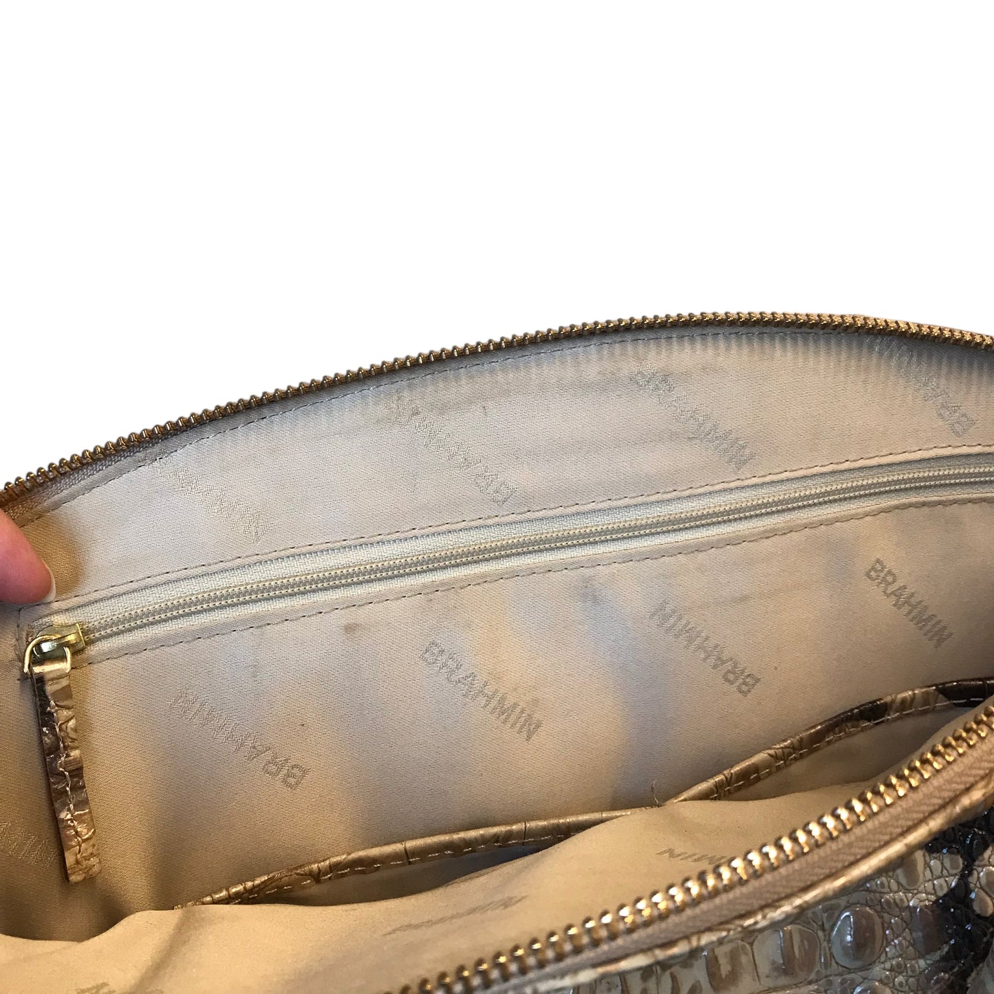 Handbag Designer By Brahmin In Multi, Size:Large