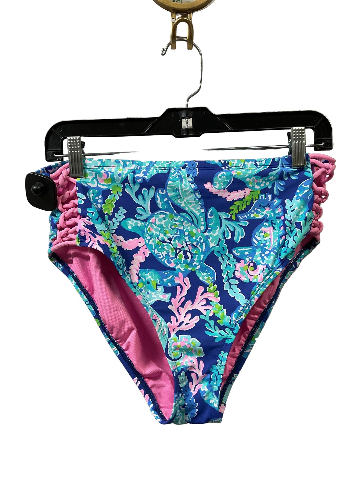 Swimsuit Designer By Lilly Pulitzer In Blue & Pink, Size:8