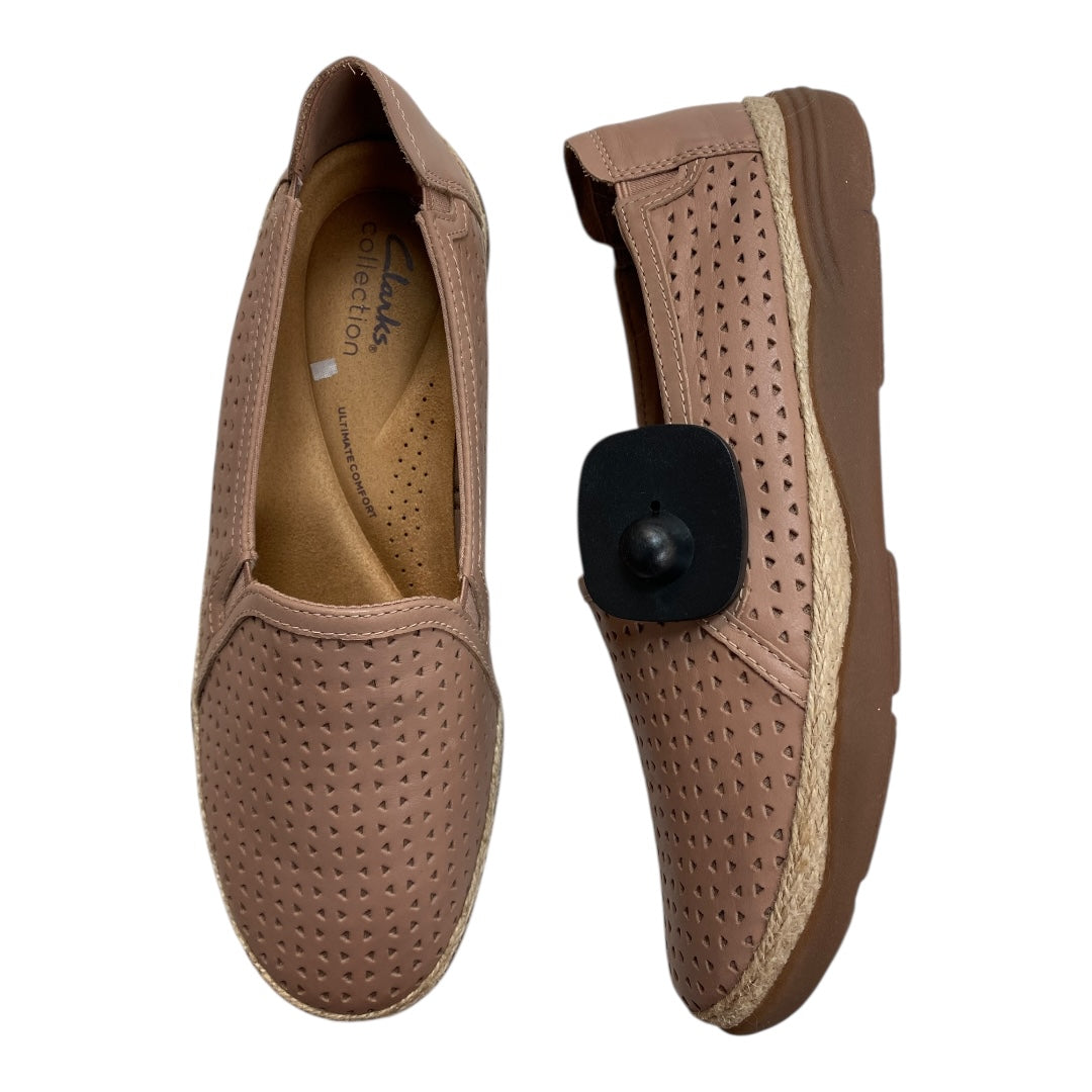 Shoes Flats By Clarks In Pink, Size:7.5
