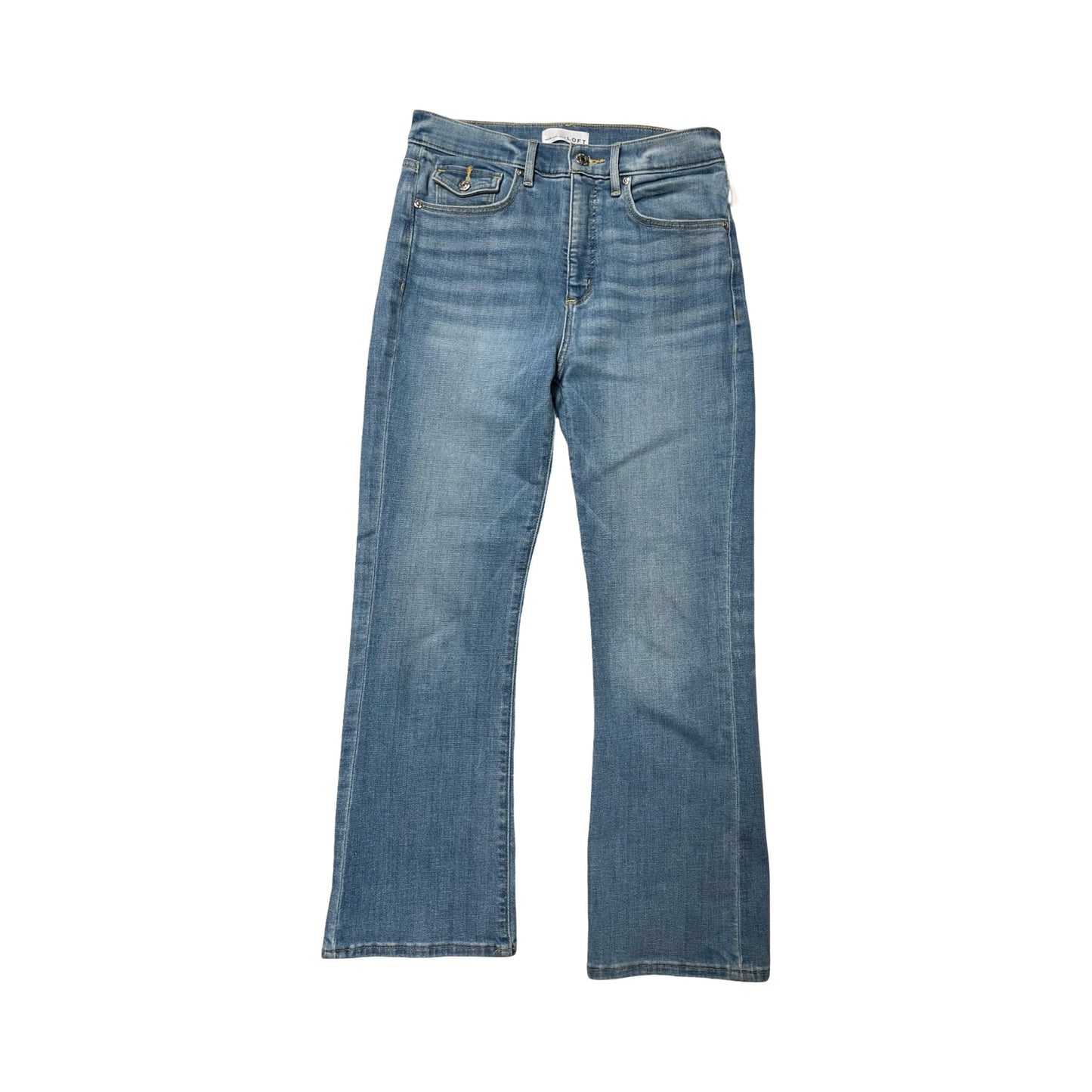 Jeans Straight By Loft In Blue, Size:4