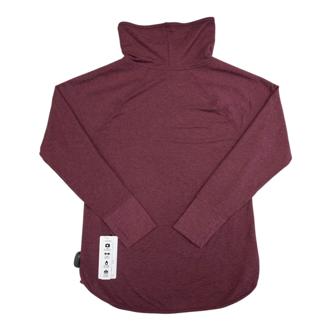 Athletic Top Ls Collar By Rbx In Red, Size:L