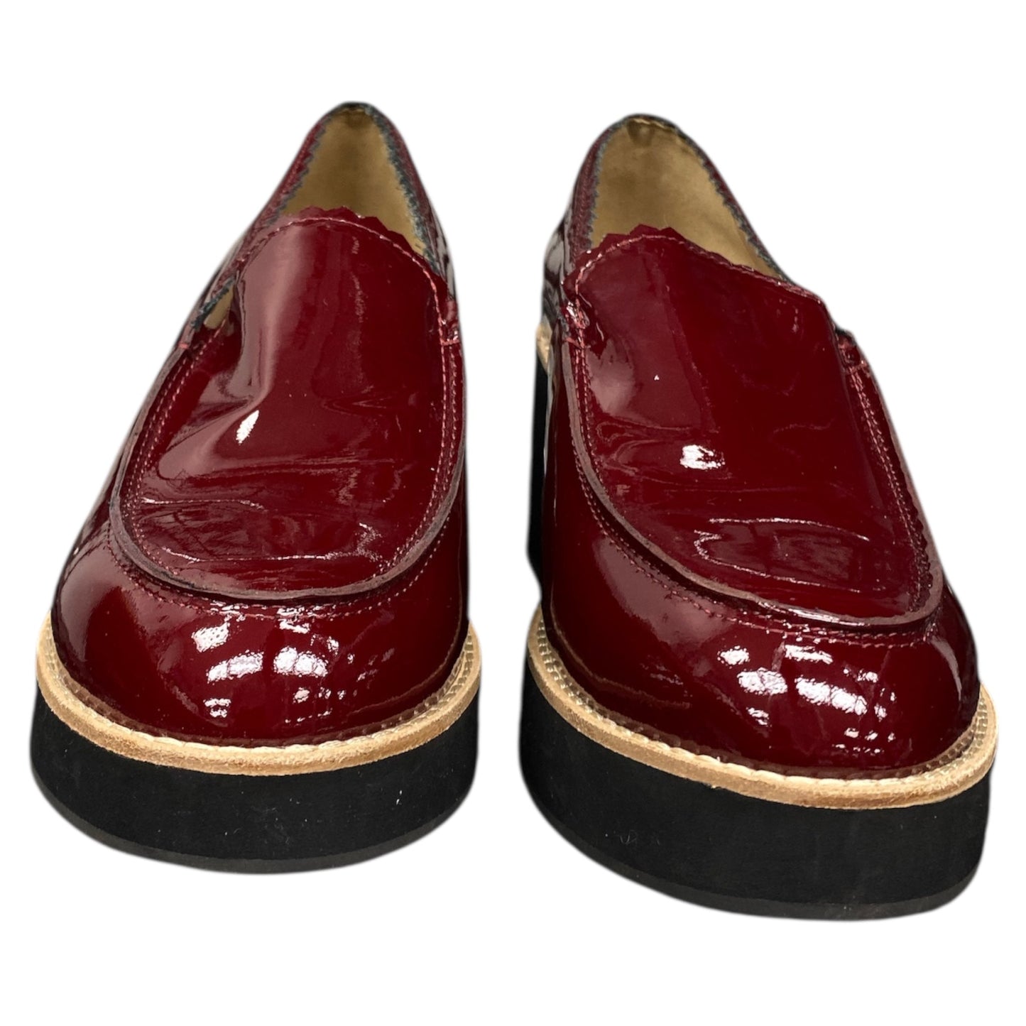 Shoes Designer By Eileen Fisher In Red, Size:8.5