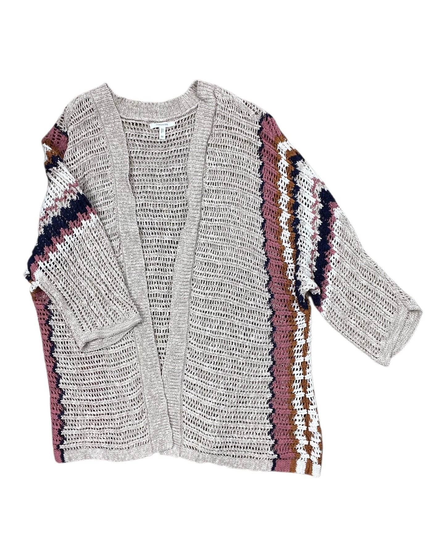 Cardigan By Maurices In Tan, Size:M