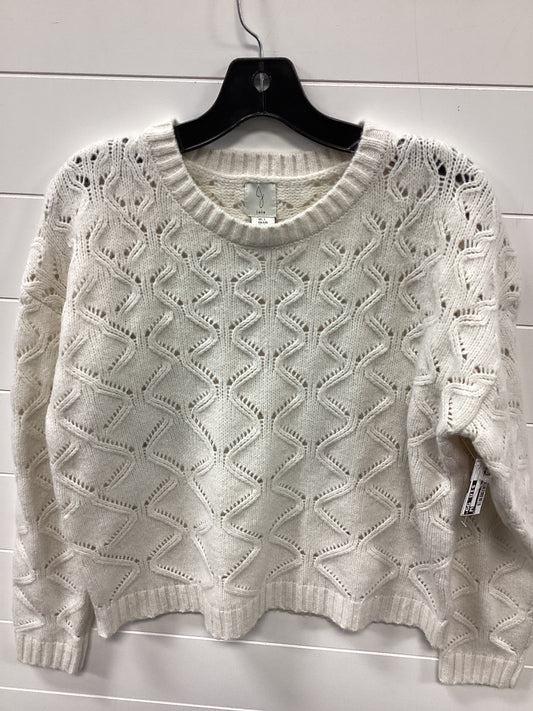 Sweater By Joie In White, Size:L