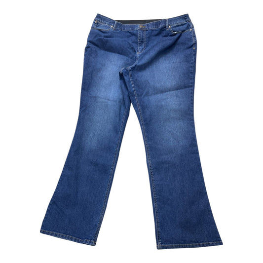 Jeans Boot Cut By Cj Banks In Blue, Size:18