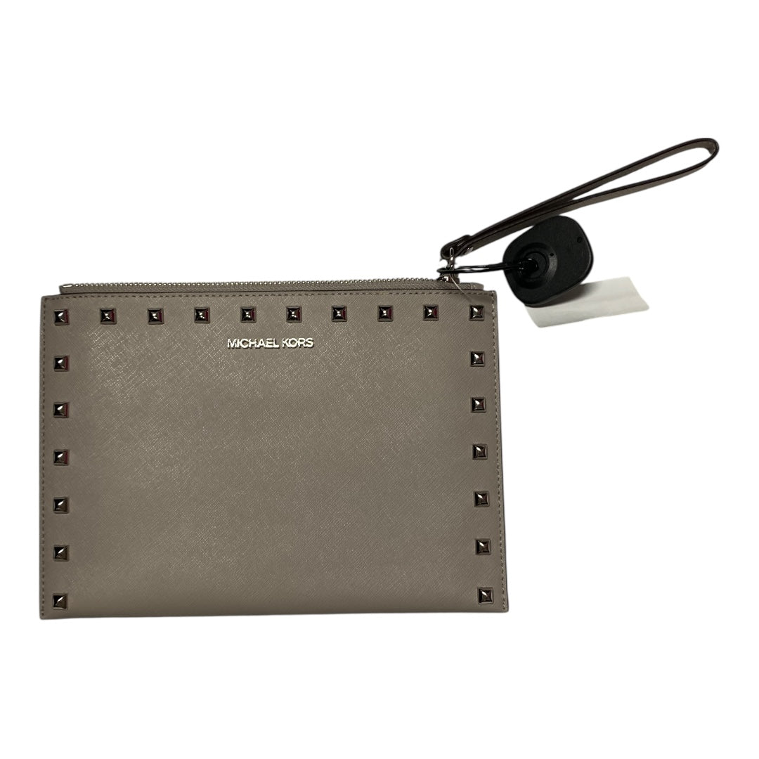 Wristlet Designer By Michael Kors In Taupe, Size:Large