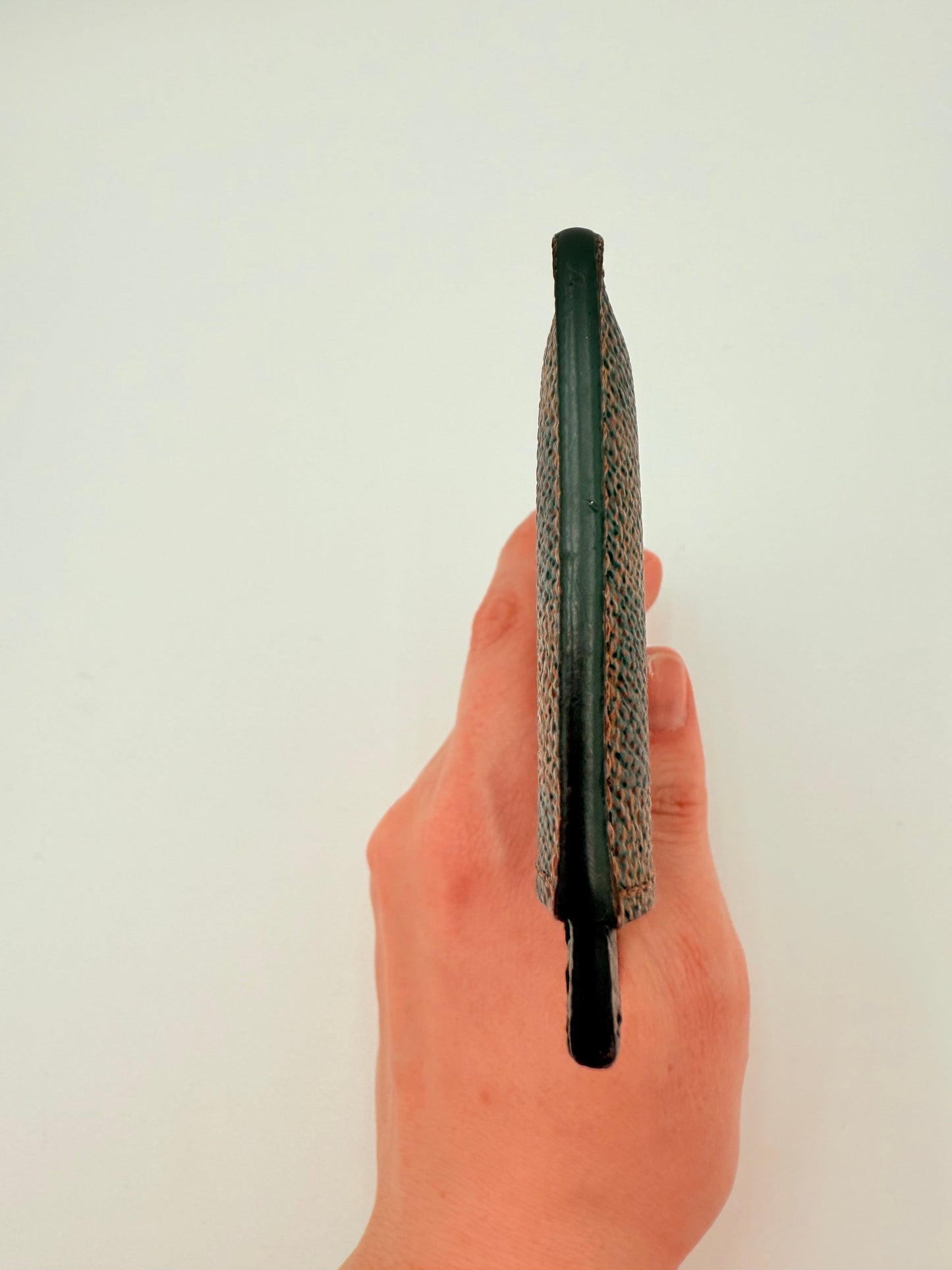 Id/Card Holder Luxury Designer By Louis Vuitton In Brown & Tan