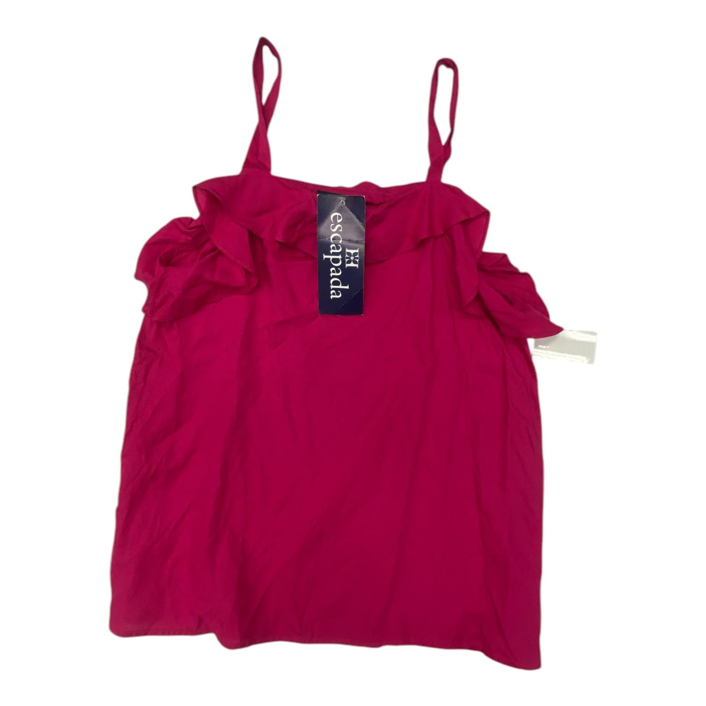 Top Sleeveless By Escapada Living In Pink, Size:M