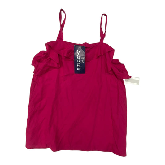 Top Sleeveless By Escapada Living In Pink, Size:M