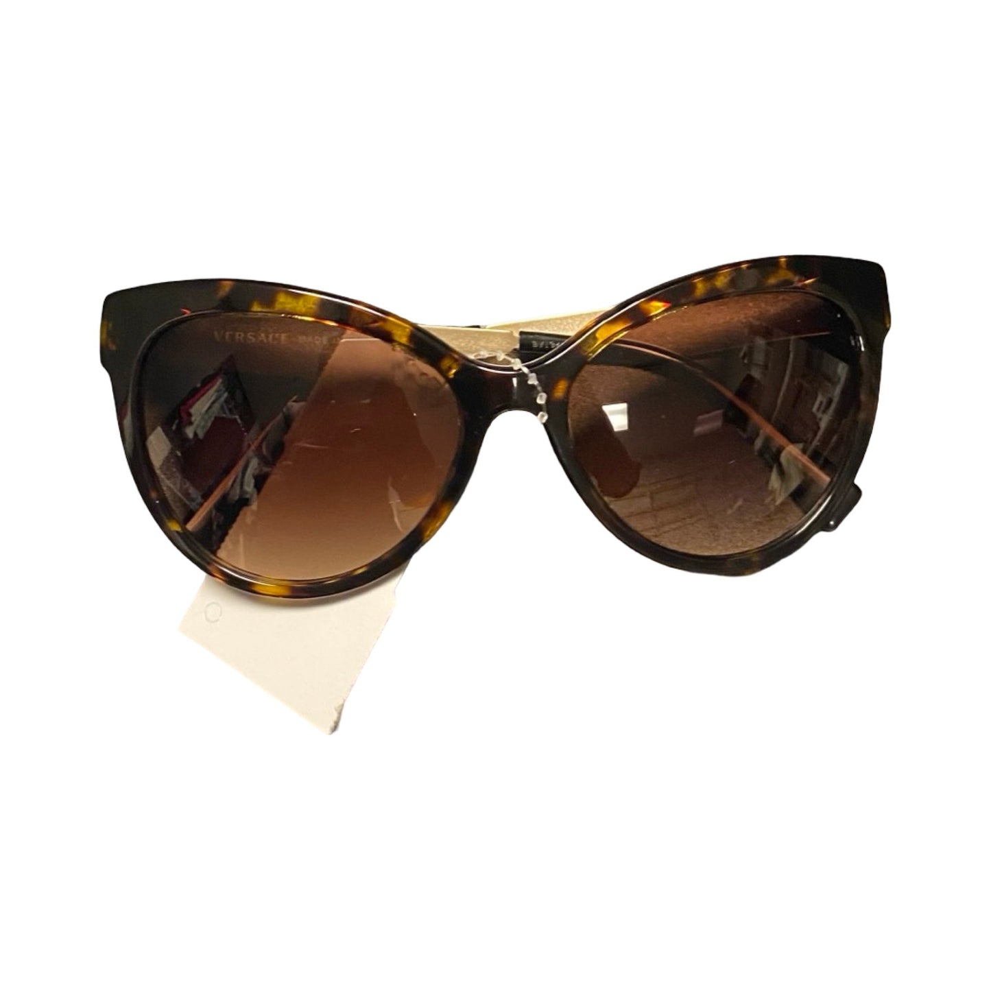 Sunglasses Luxury Designer By Versace In Multi, Size: