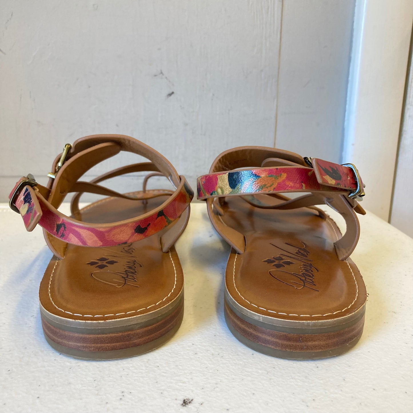 Sandals Designer By Patricia Nash In Floral Print, Size:9