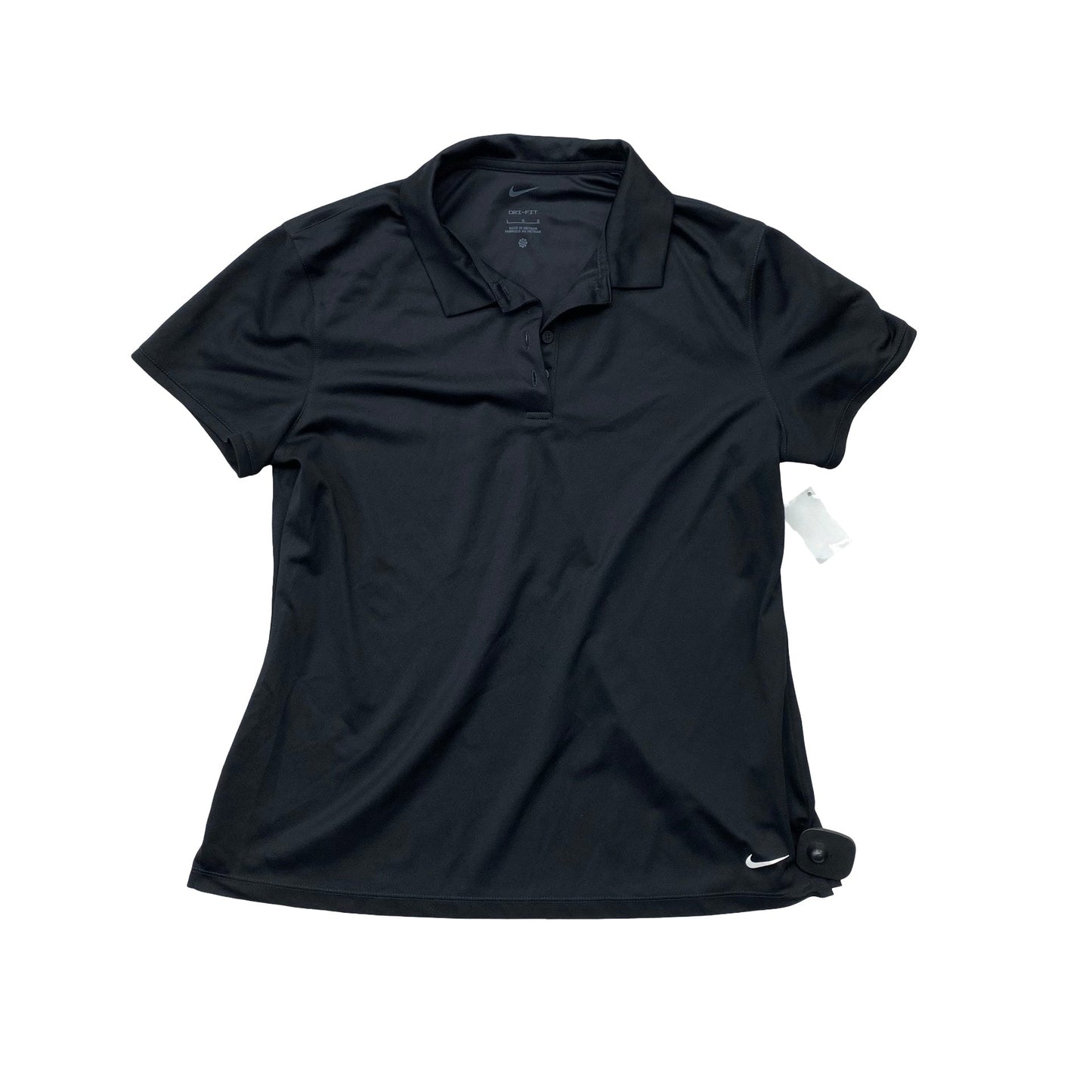 Athletic Top Ss By Nike In Black, Size:L