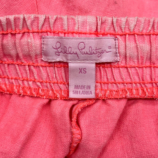 Shorts Designer by Lilly Pulizter In Pink, Size: Xs