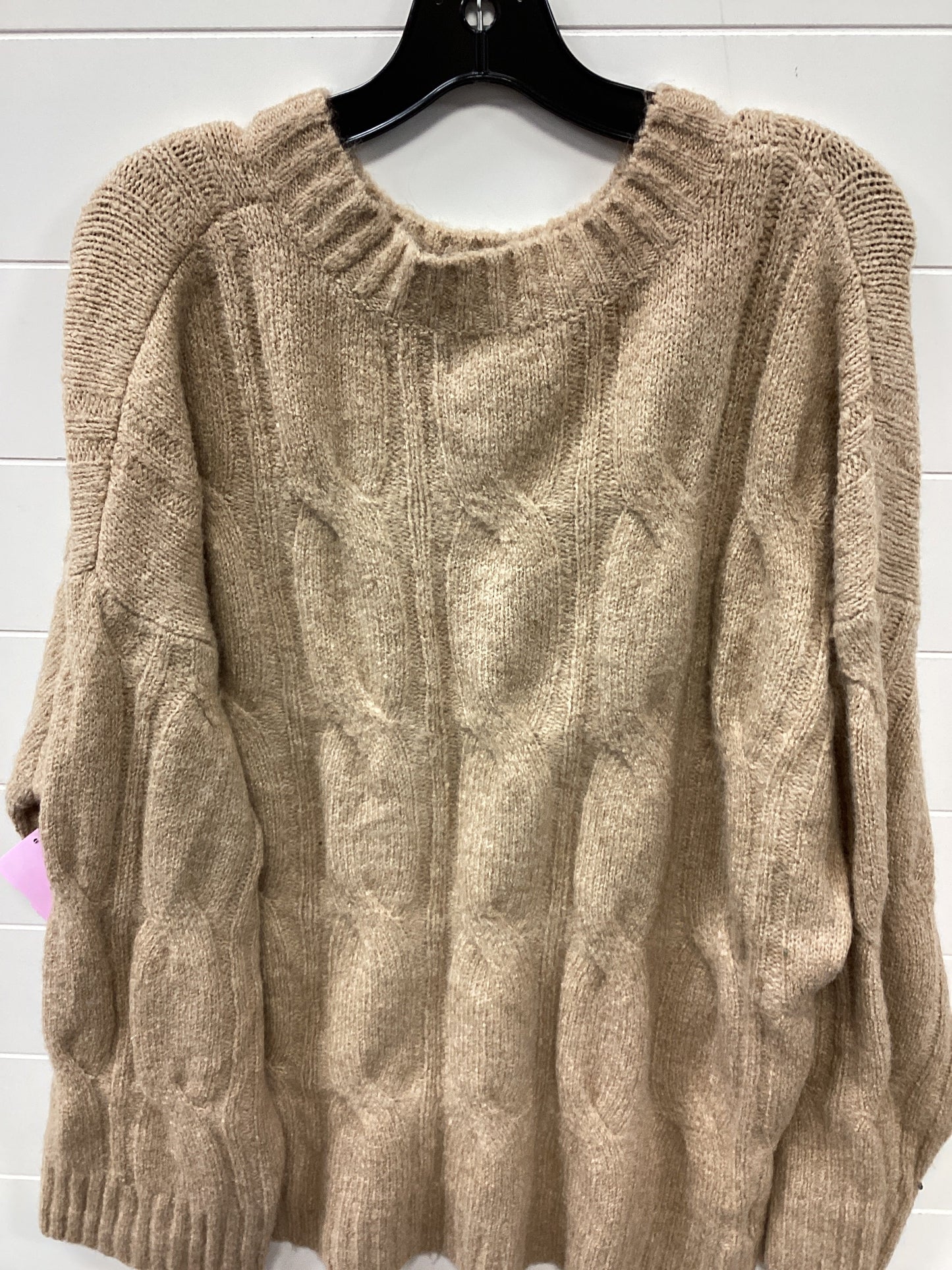 Sweater By American Eagle In Tan, Size:Xxl