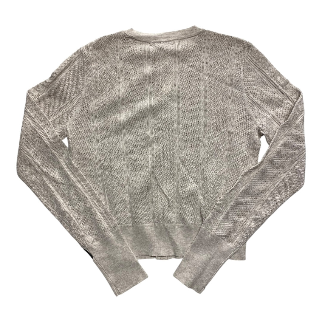 Sweater Cardigan By Madewell In Grey, Size:L