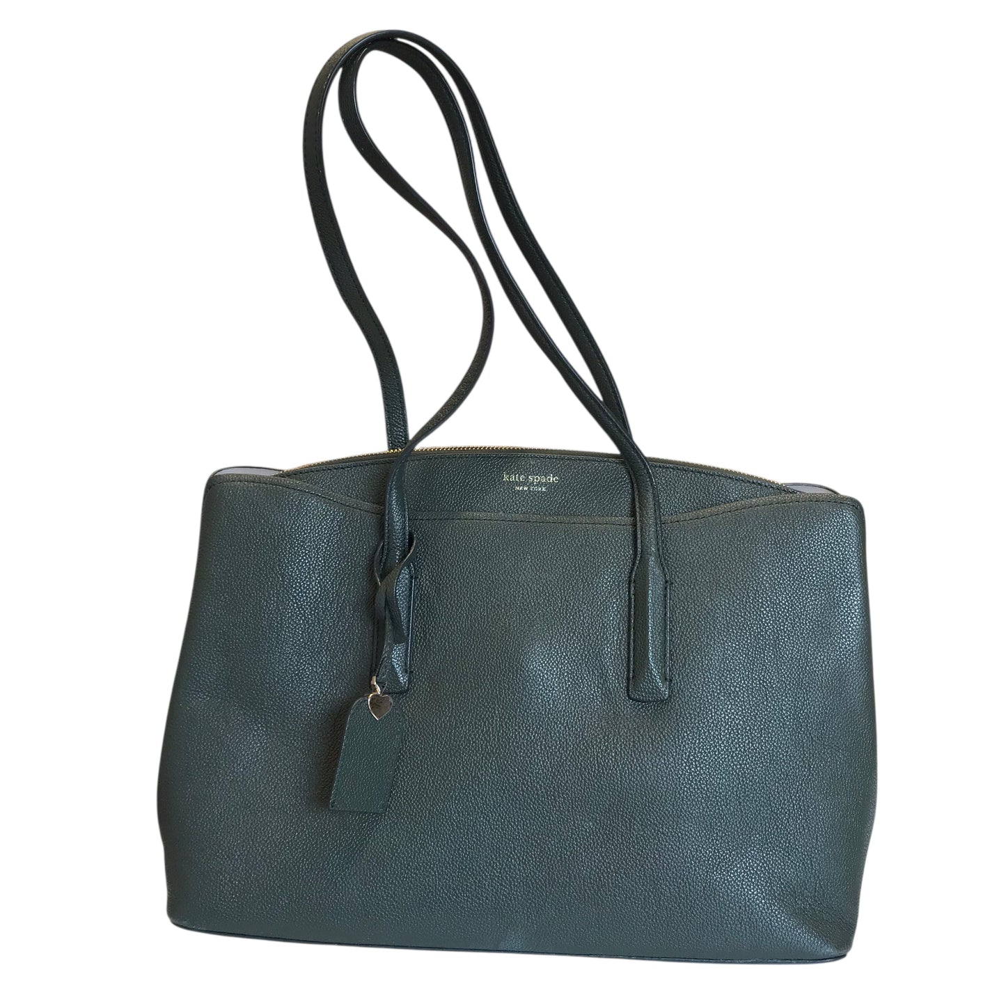 Tote Designer By Kate Spade In Green, Size:Large