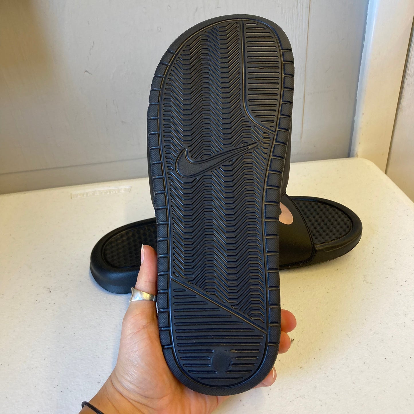 Sandals Sport By Nike In Black, Size:8
