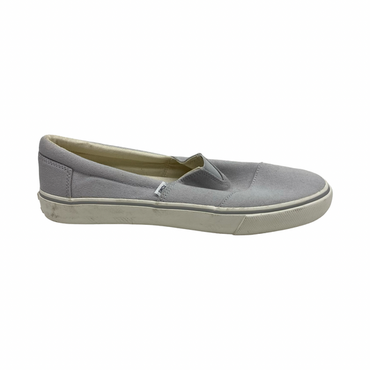 Shoes Flats By Toms In Grey, Size:11