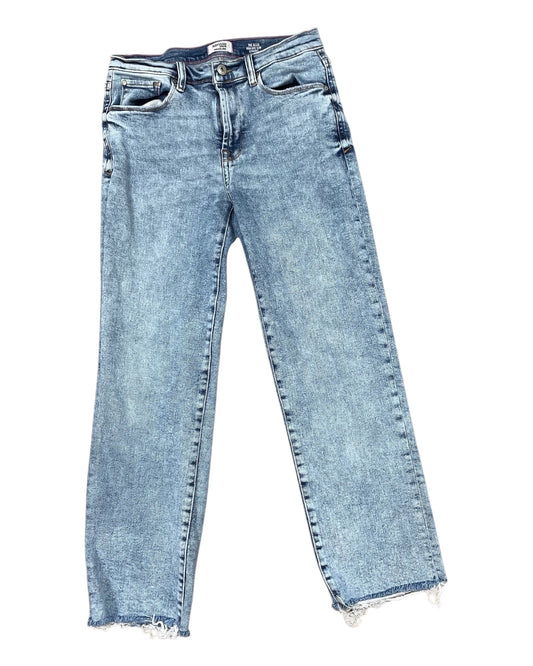 Jeans Cropped By Kensie In Blue Denim, Size:8