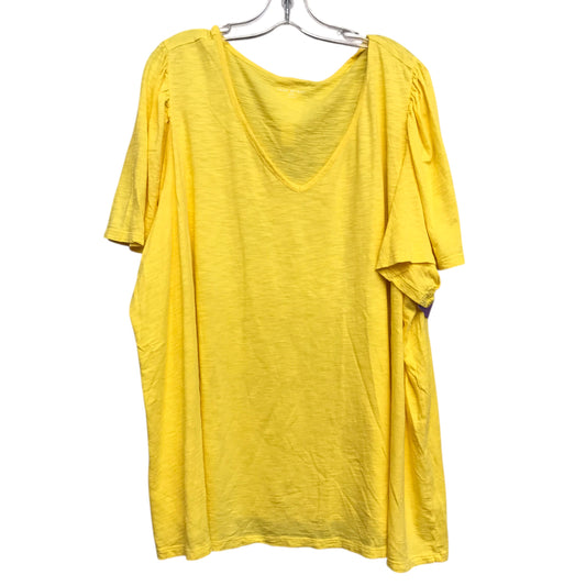 Top Ss By Lane Bryant In Yellow, Size:4X