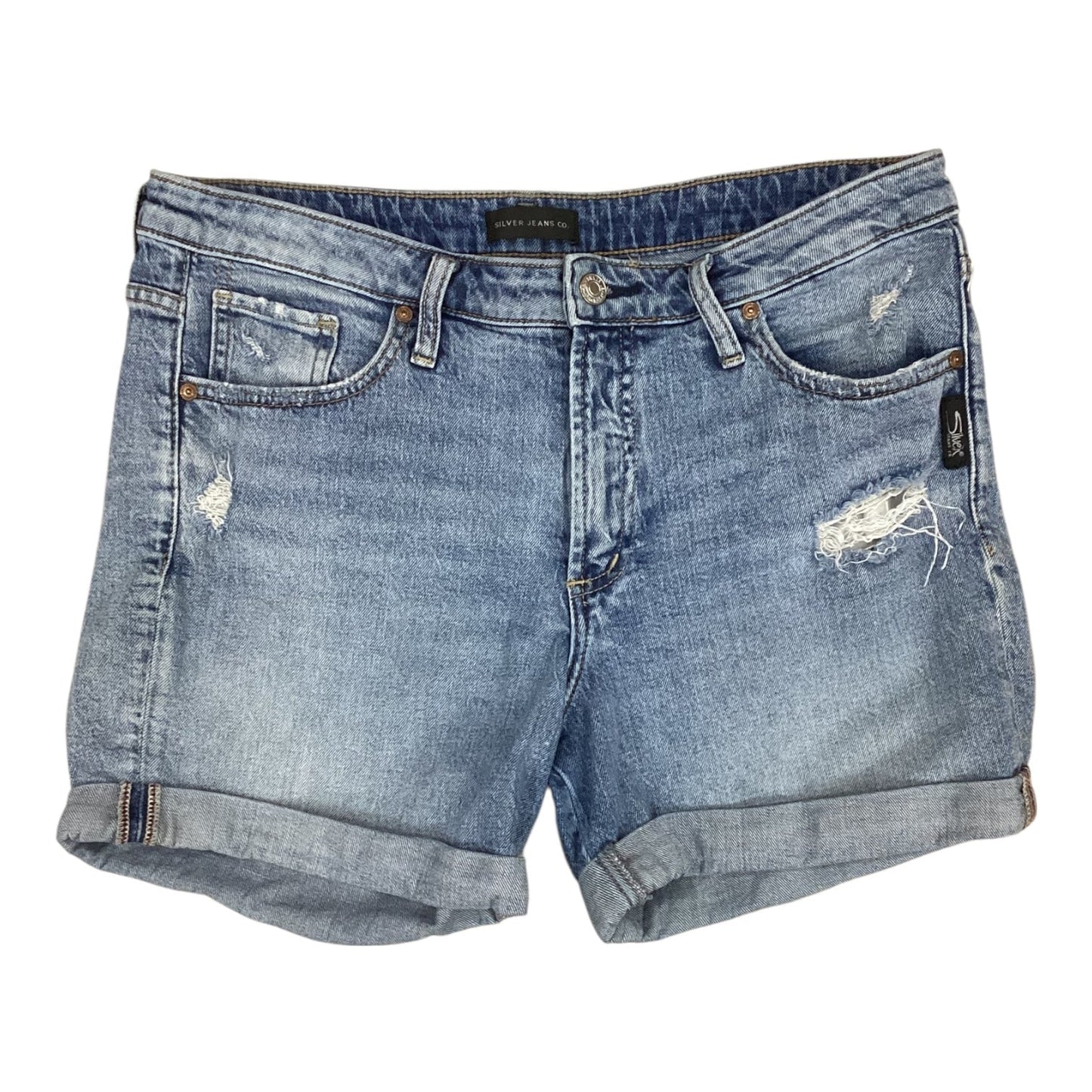 Shorts By Silver In Blue Denim, Size:6