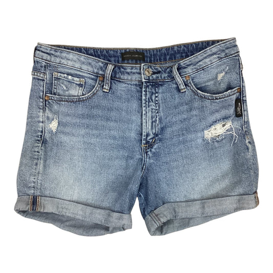 Shorts By Silver In Blue Denim, Size:6