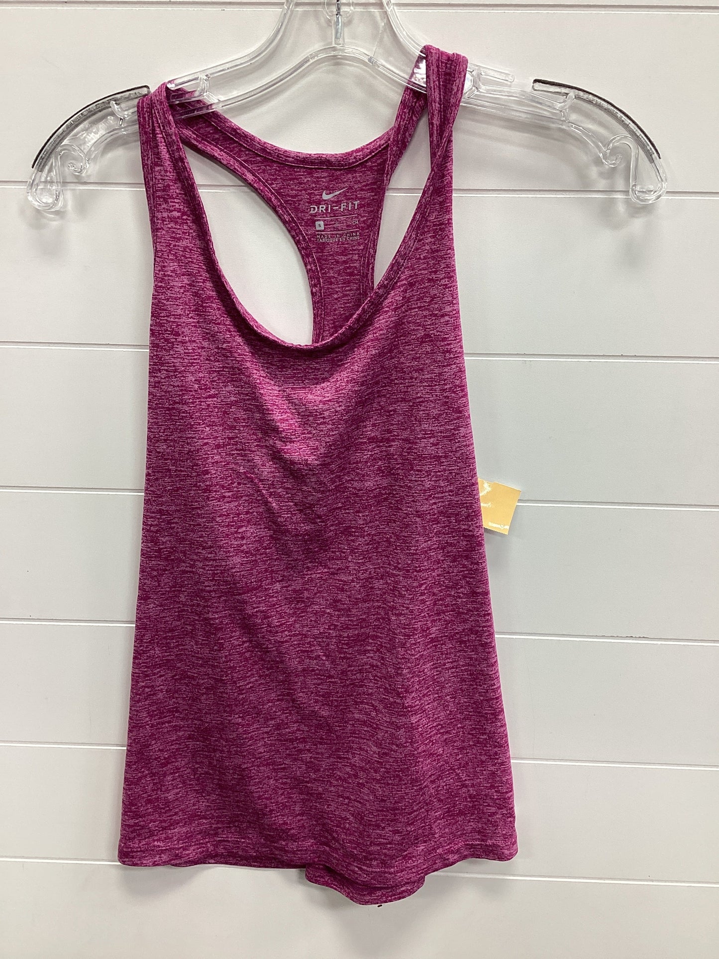 Athletic Tank Top By nike In Pink, Size:Xs