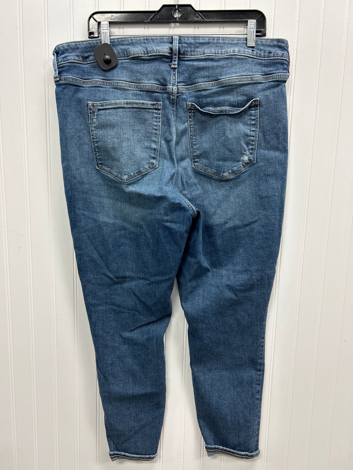 Jeans Jeggings By Gap In Blue Denim, Size:18
