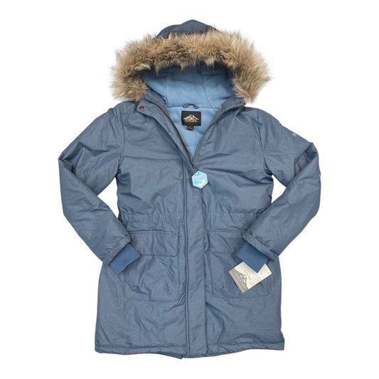 Coat Puffer & Quilted By Pacific Trail In Blue, Size:M