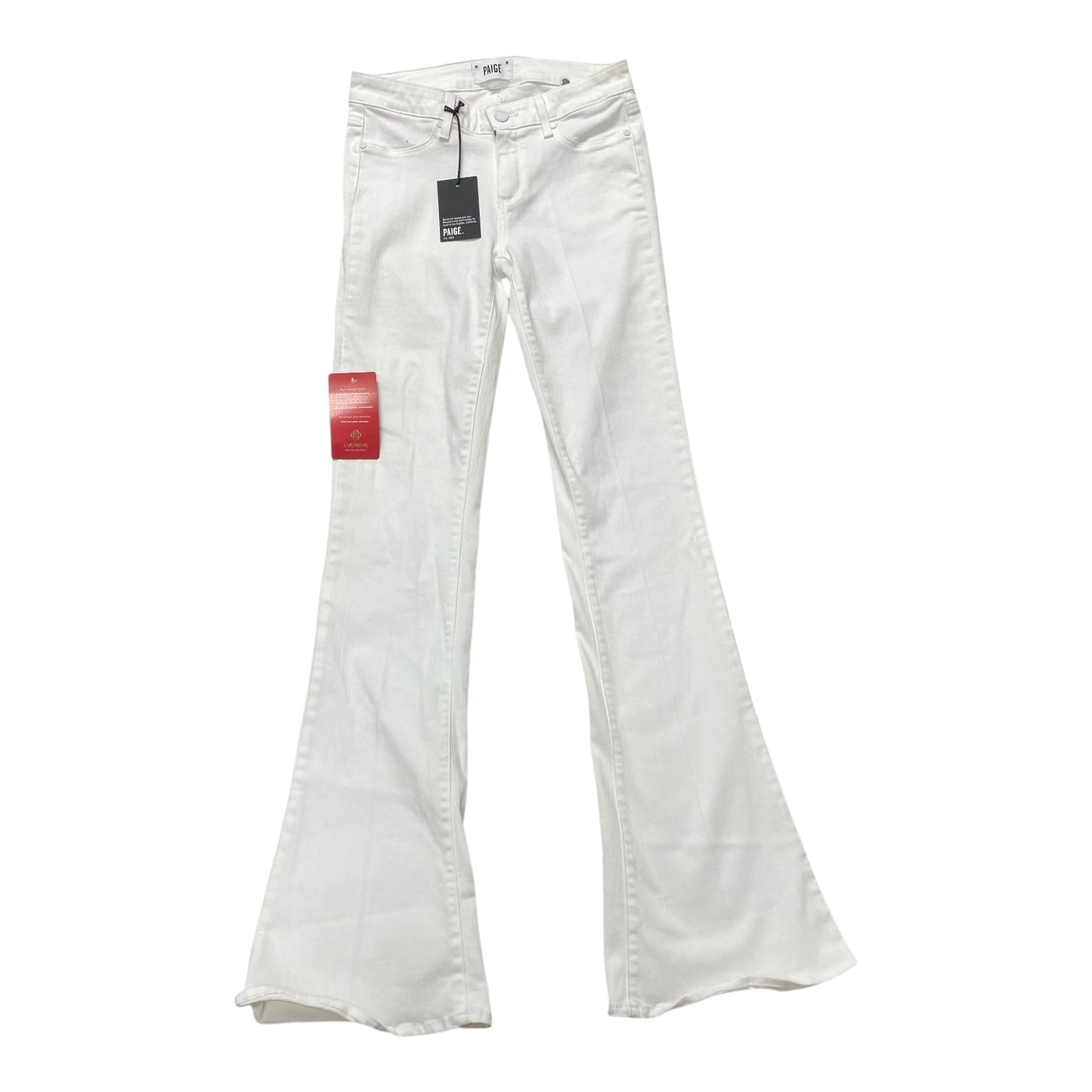 Jeans Boot Cut By Paige In White, Size:6