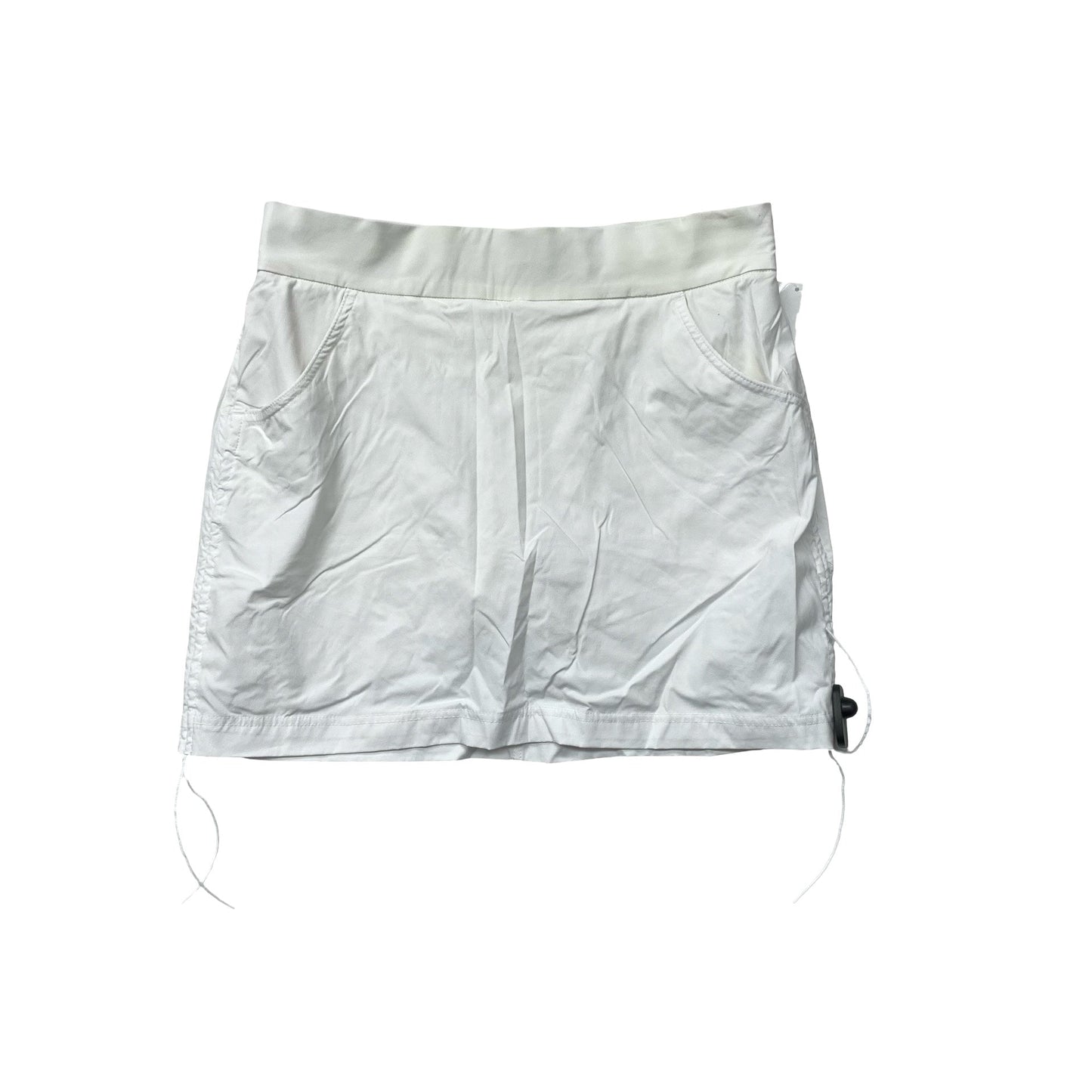Athletic Skort By Columbia In White, Size:L
