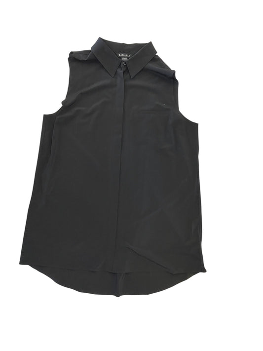 Blouse Sleeveless By Athleta In Black, Size:L
