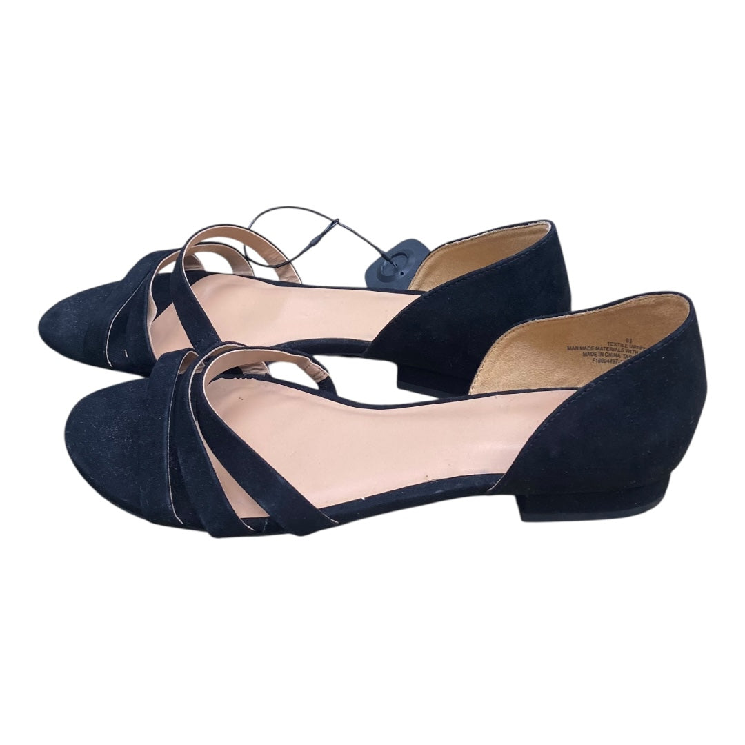Sandals Flats By A New Day In Black, Size:8.5