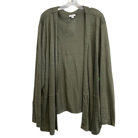 Cardigan By J. Jill In Green, Size:4X