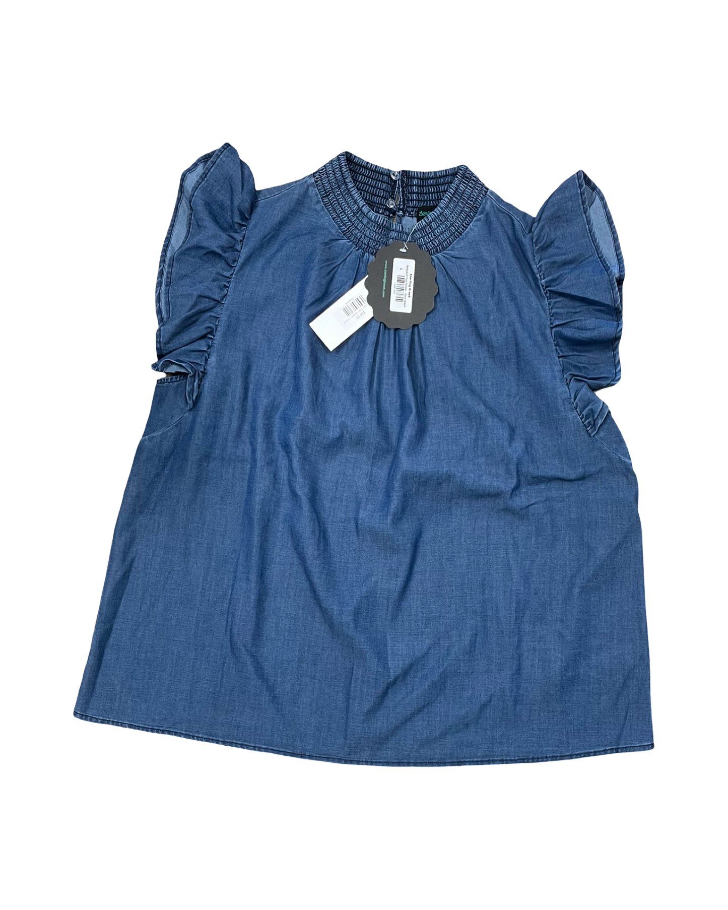 Top Ss By Clothes Mentor In Blue, Size:L