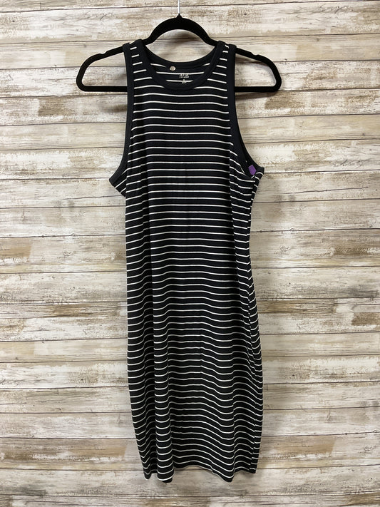 Dress Casual Midi By Ana In Striped Pattern, Size:L