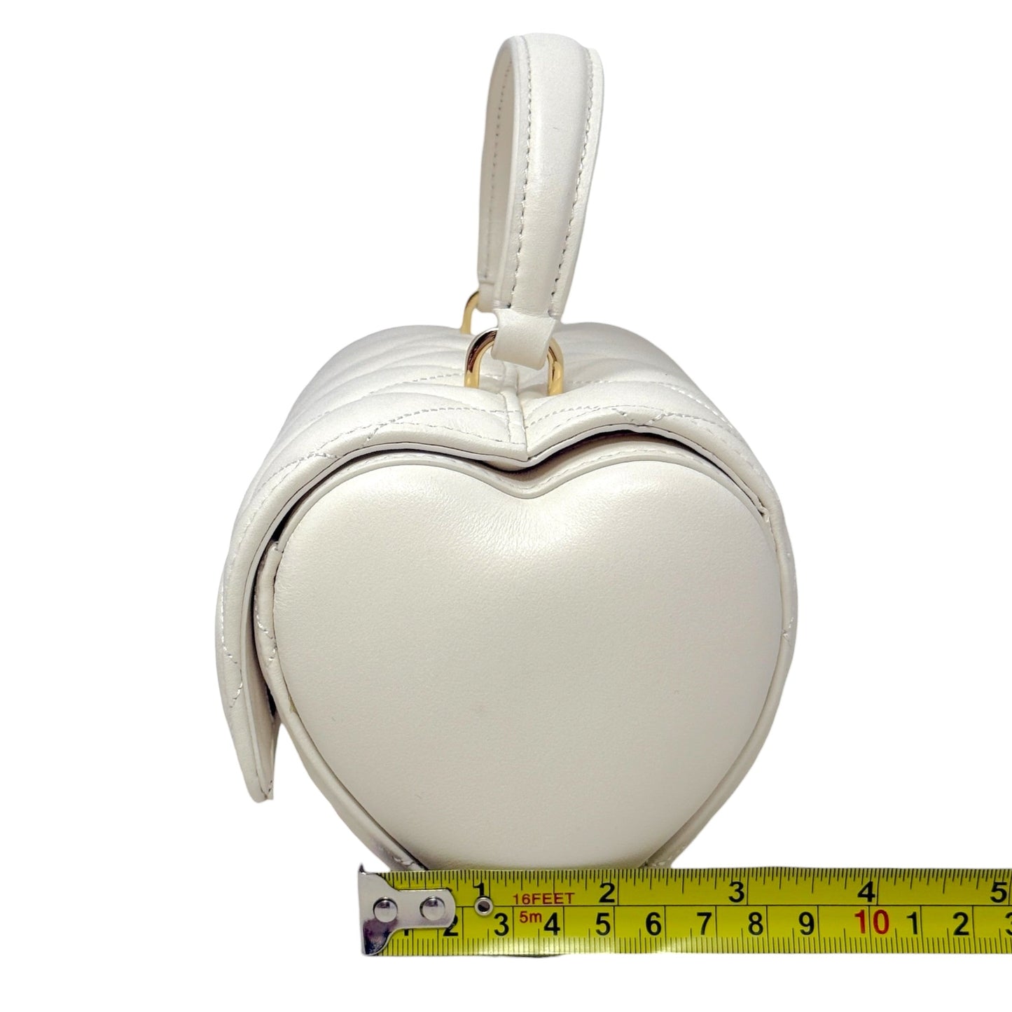 Heart Barrel Quilted Crossbody Bag Designer By Kate Spade, Size: Small