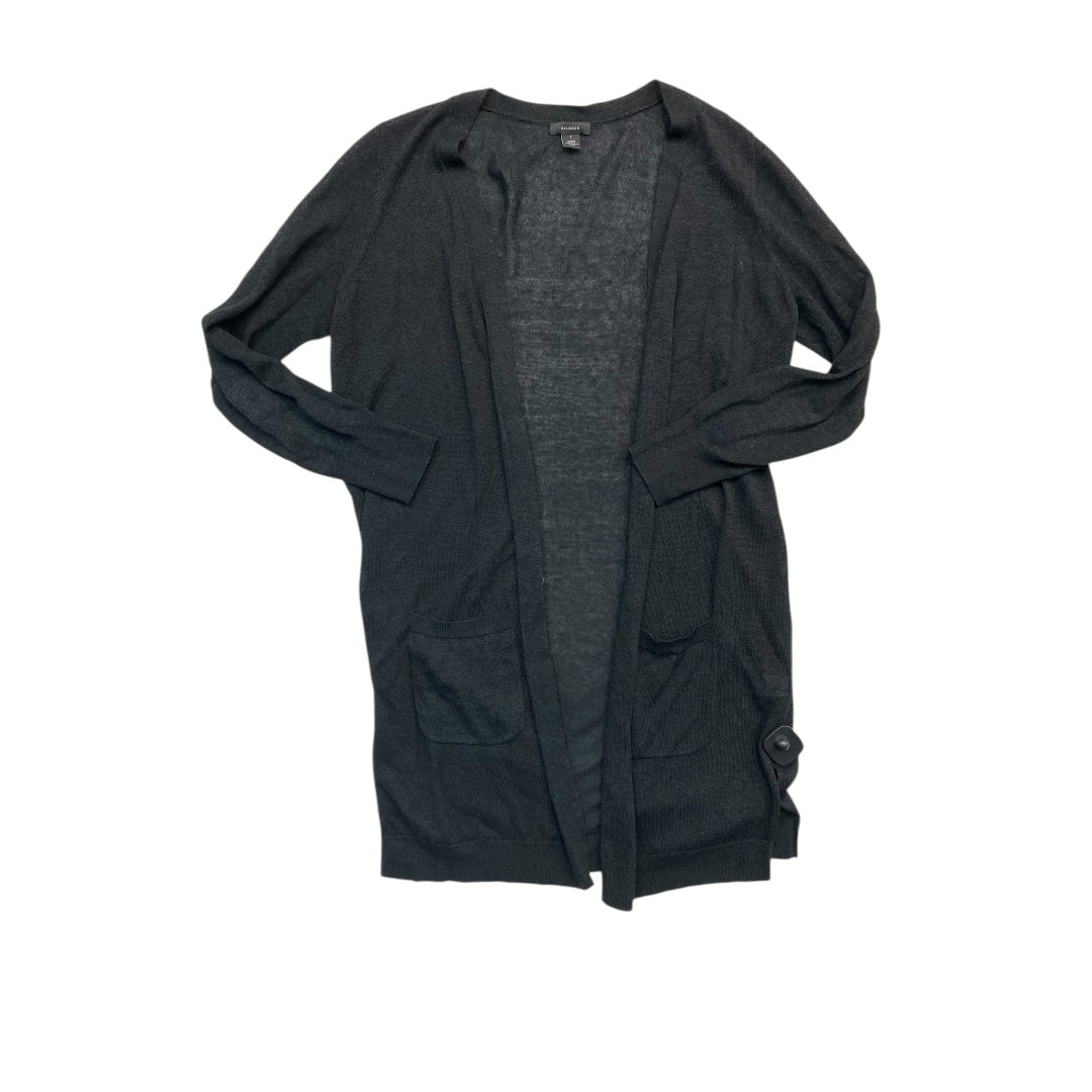 Sweater Cardigan By Halogen In Black, Size:L