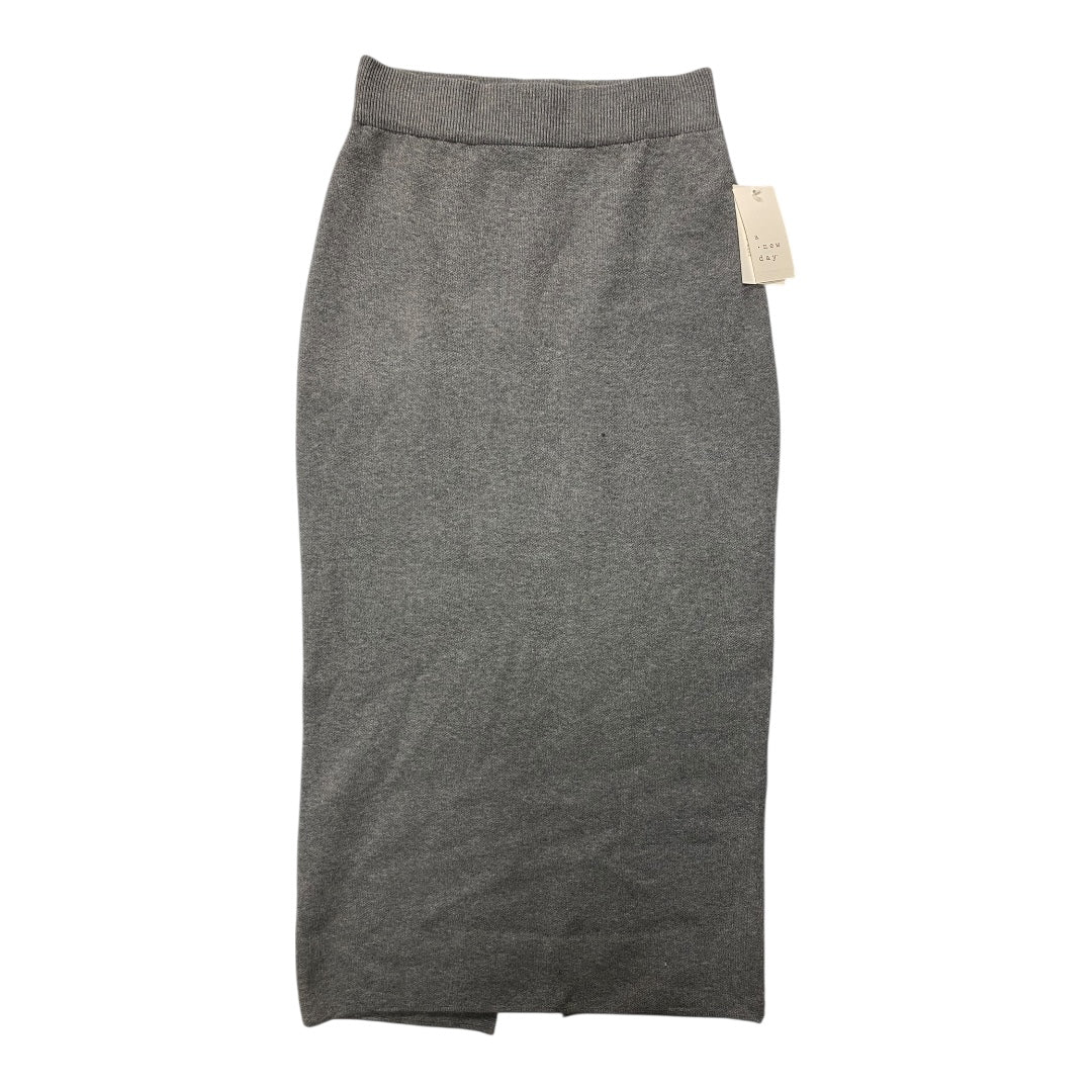 Skirt Maxi By A New Day In Grey, Size:S