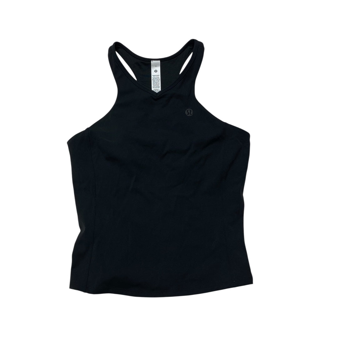 Athletic Tank Top By Lululemon In Black, Size:10