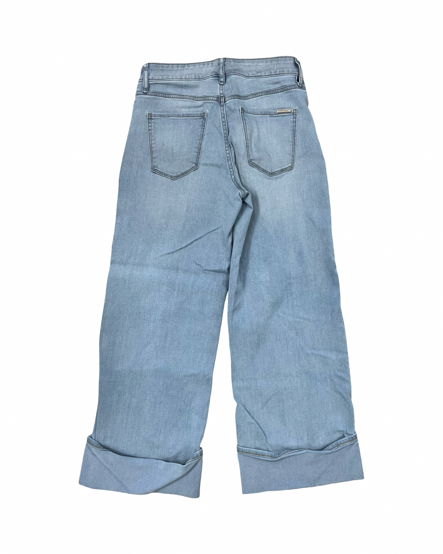 Jeans Wide Leg By White House Black Market In Blue Denim, Size:4
