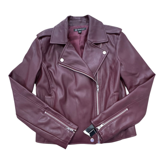 Jacket Moto By Inc In Purple, Size:Xs