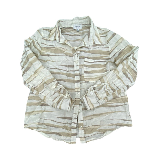 Top Ls By Evereve In Striped Pattern, Size:Xs