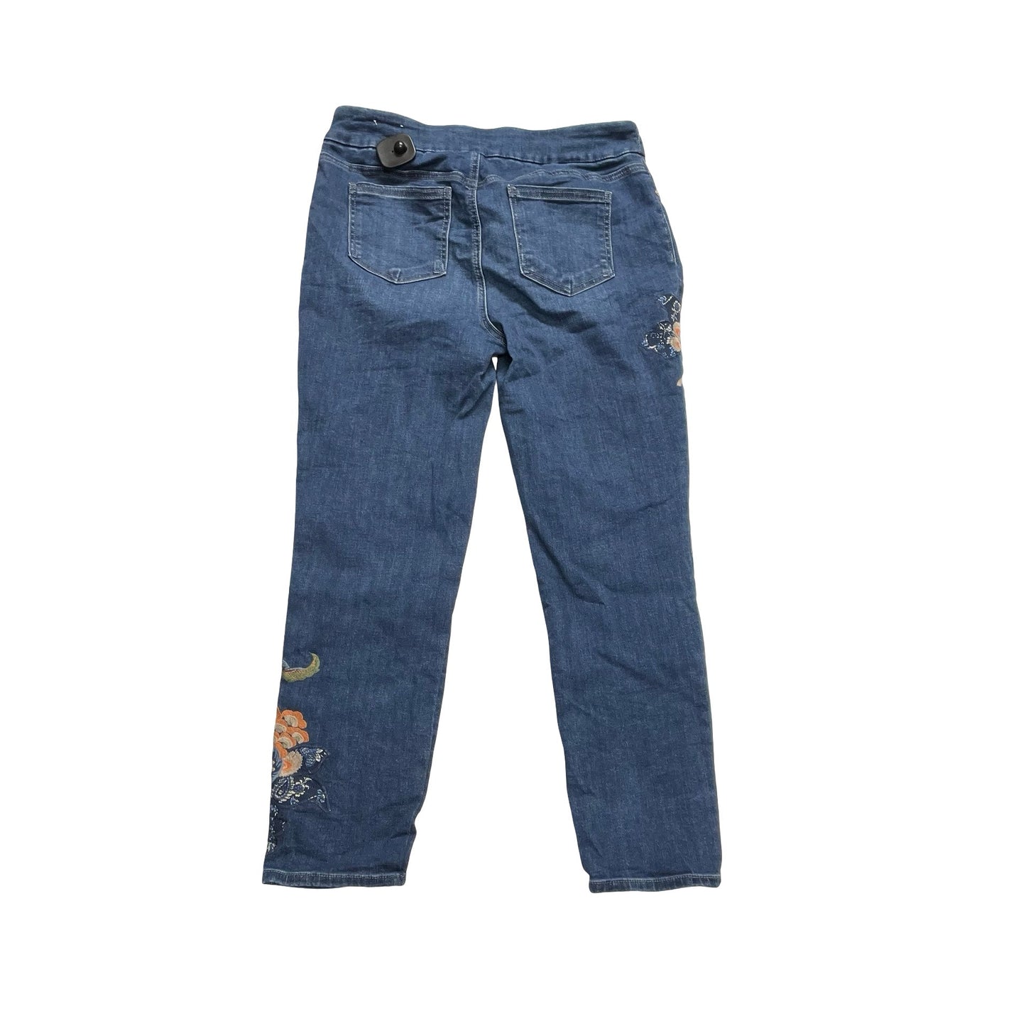 Jeans Jeggings By Chicos In Blue Denim, Size:8