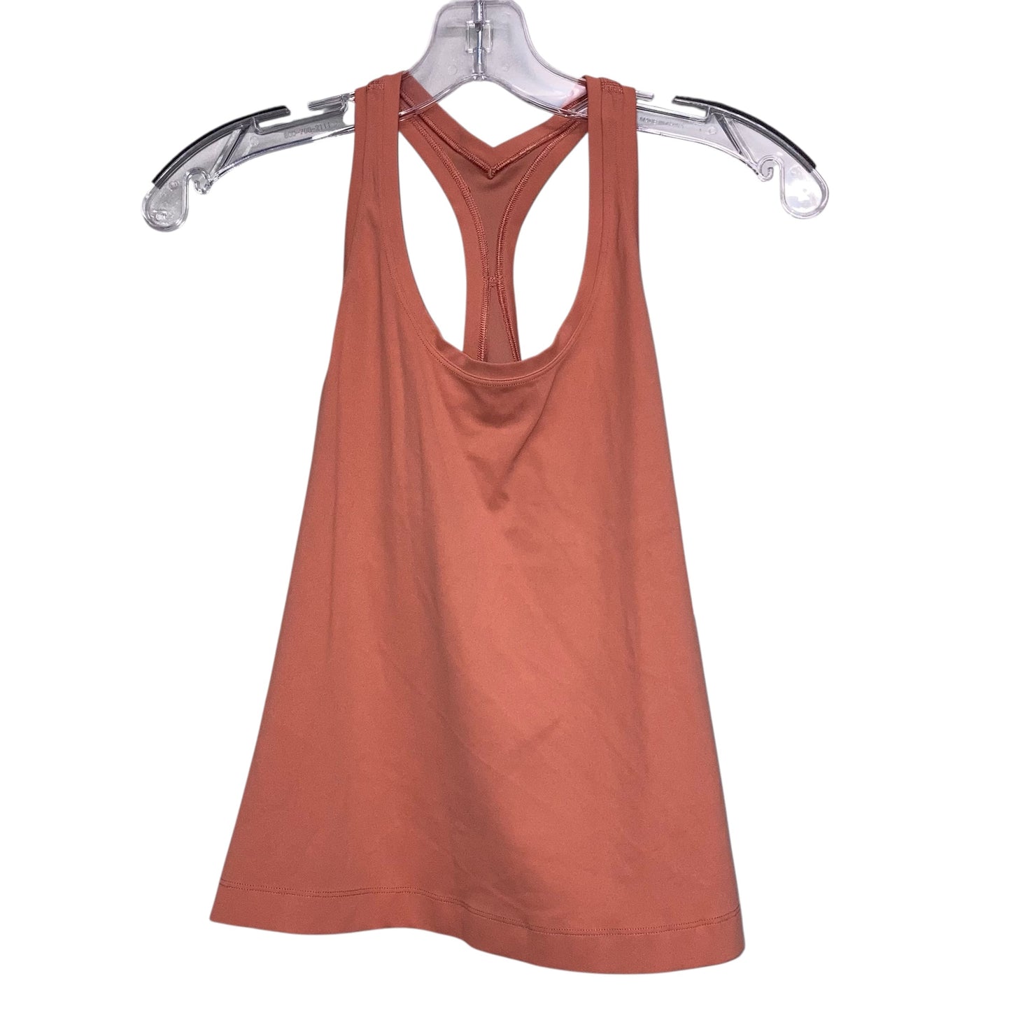 Athletic Tank Top By Lululemon In Orange, Size:M
