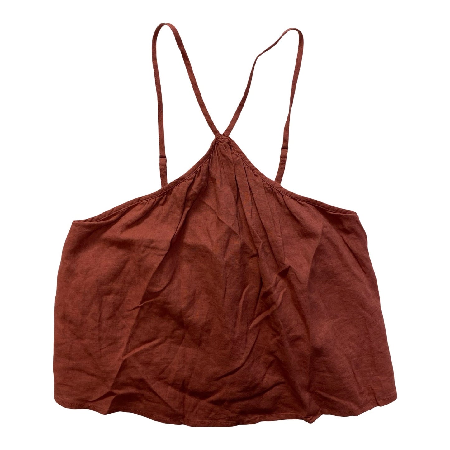 Top Sleeveless By Abercrombie And Fitch In Red, Size:S