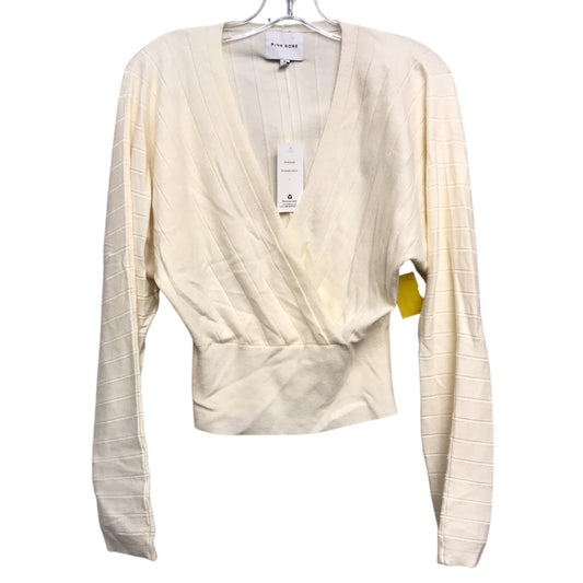 Top Ls By Pink Rose In Cream, Size:L